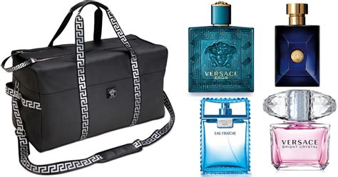 versace bag with cologne the bay|free Versace bag with cologne.